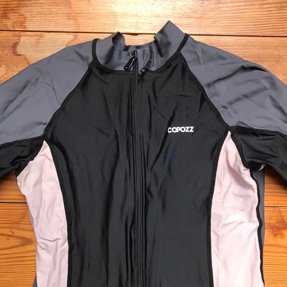 Copozz Skin Diving Thin Wetsuit Rash Guard UV Protection Women’s, EUC, S/M - Picture 2 of 12